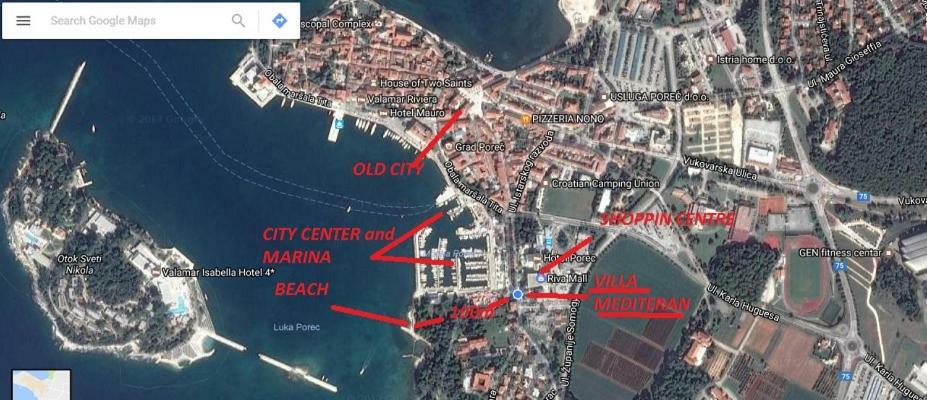 Boutique Apartman Villa Mediteran Porec Esterno foto